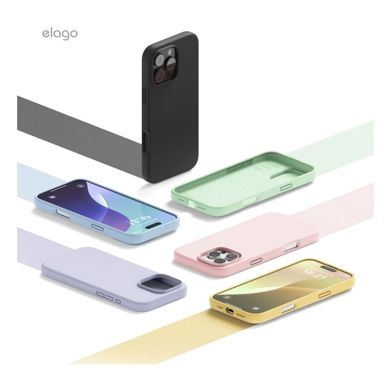 Magnetic Silicone case with MagSafe for iPhone 16 Pro
