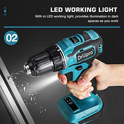 3 in 1 Electric Hammer Drill - Cordless 25+3 N.m 10mm