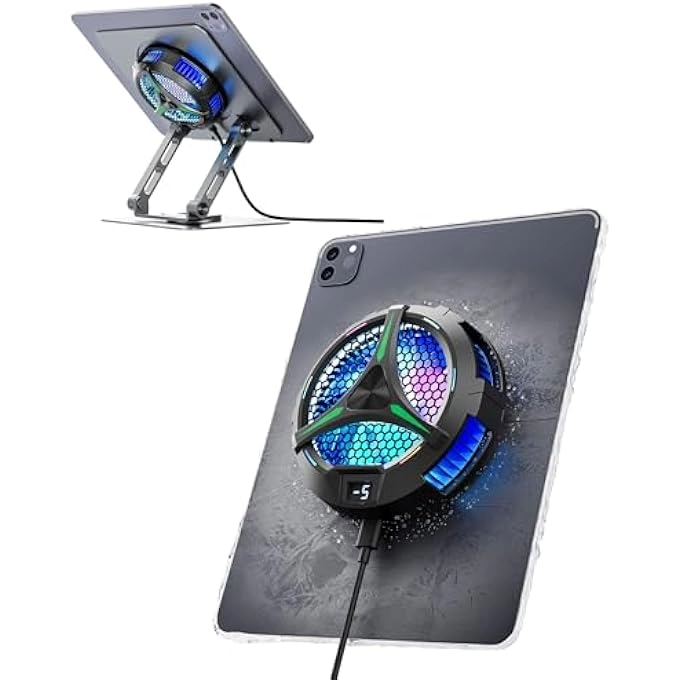 rayihni Magnetic Case with Temperature Display and Tablet Stand Holder for iPad, Surface Pro, Samsung Tab