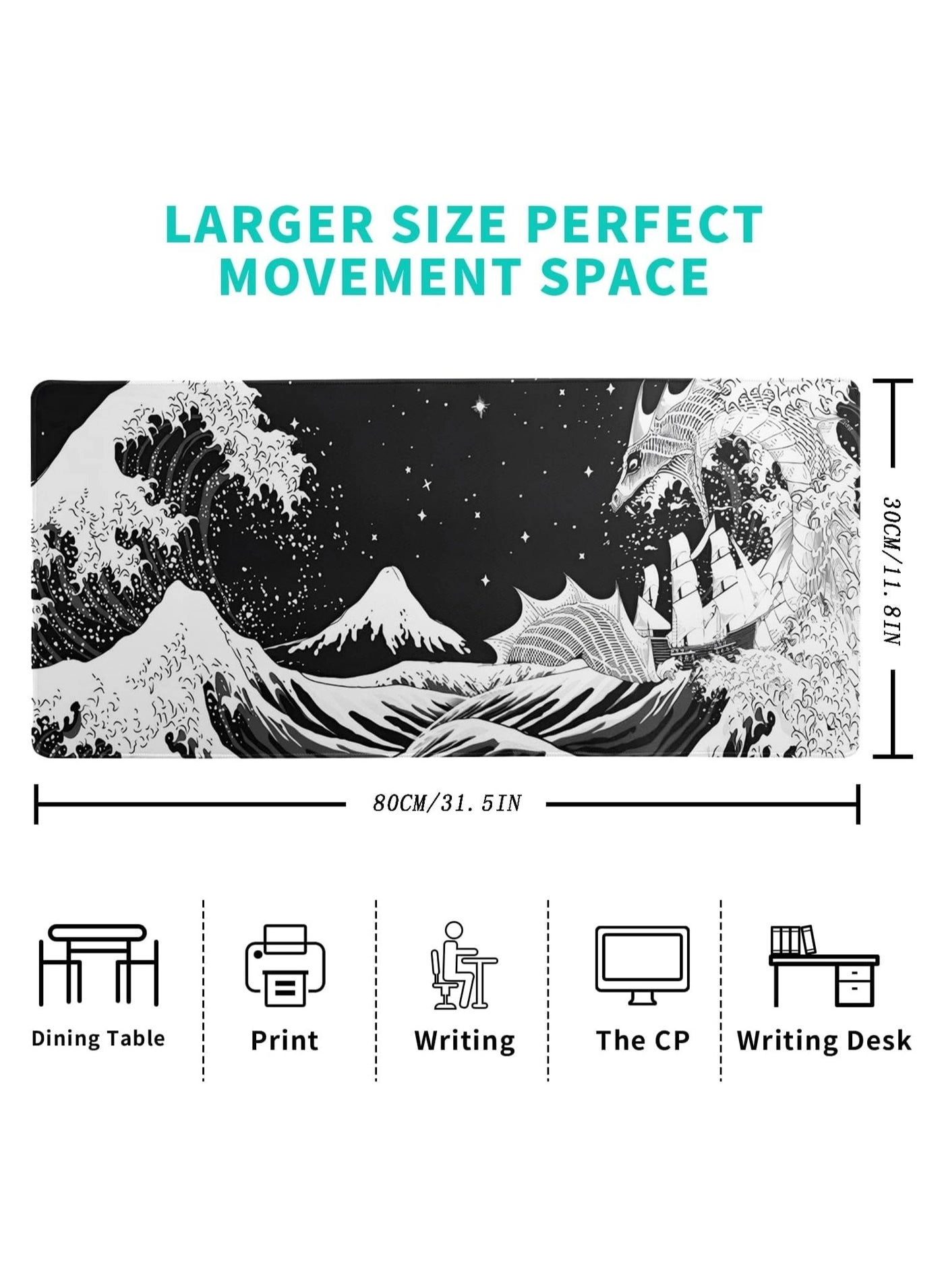 Z203 Gaming Mouse Pad - 80x30 cm