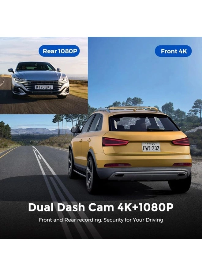 Discovery Car Dash Cam - 4K
