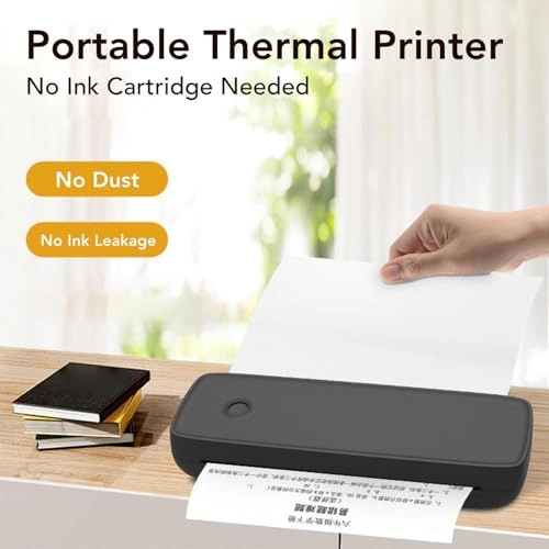 A4 Portable Printer - thermal printing black white imaging