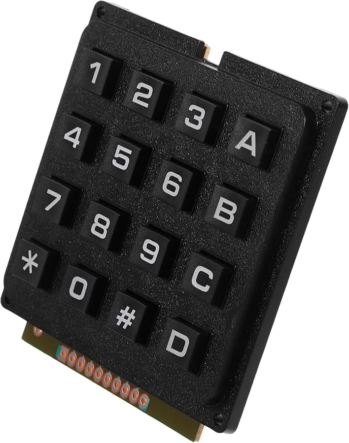 Generic 16 Key Matrix Membrane Keyboard Module