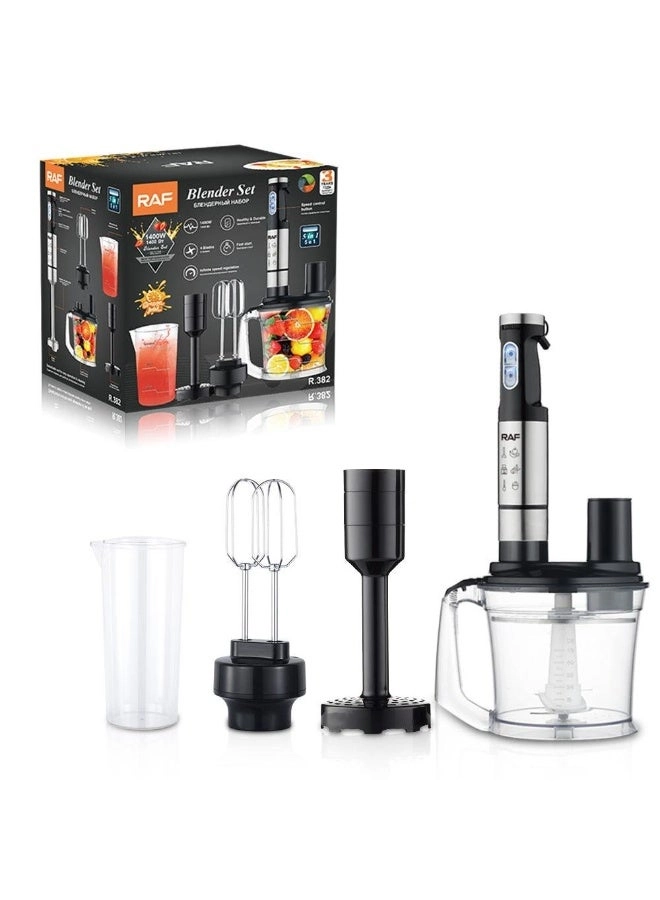 Blender Set - Stainless Steel Turbo Boost Chopper