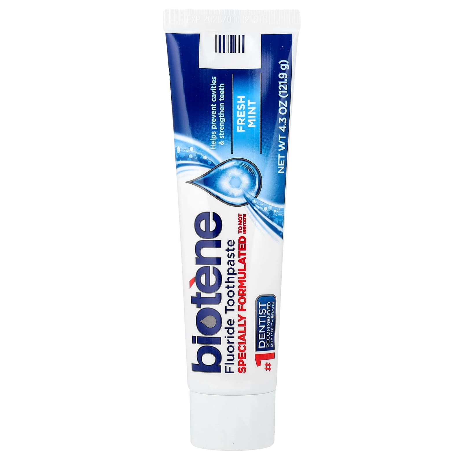 Biotene Dental Products Fluoride Fresh Mint Toothpaste 121 g