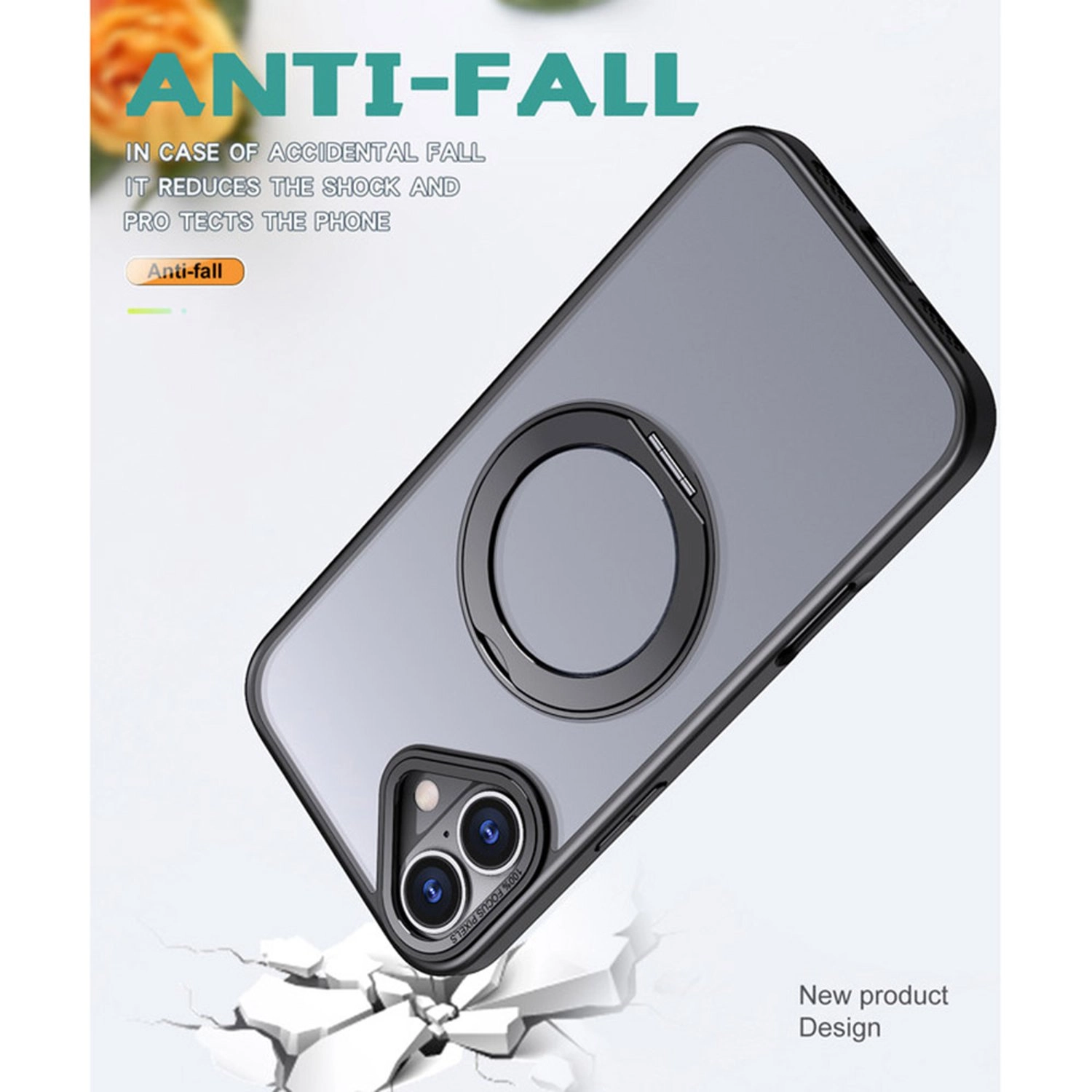 MagSafe Clear Case - Thermoplastic Polyurethane, Tempered Glass Case Screen Protector for iPhone 16