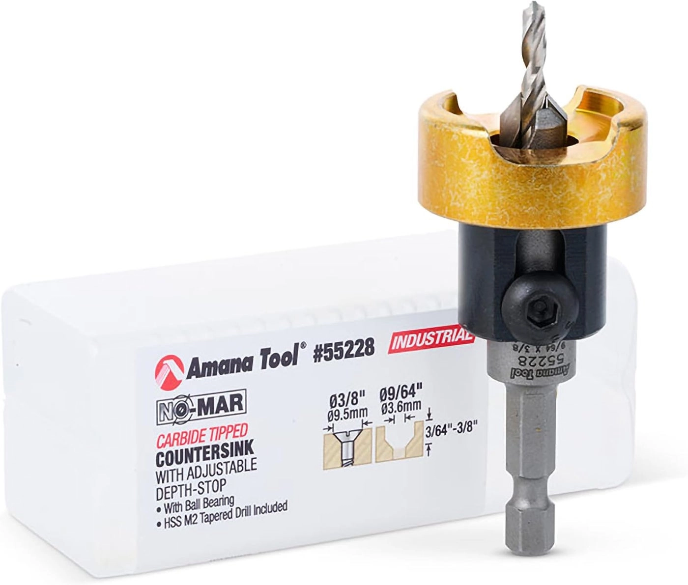 Amana Tool 55228 - Carbide Tipped 3/8 Diameter