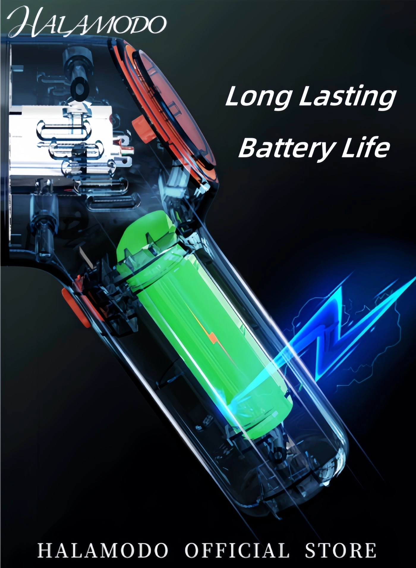 Handheld Vacuum - Cordless Rechargeable 30min Black