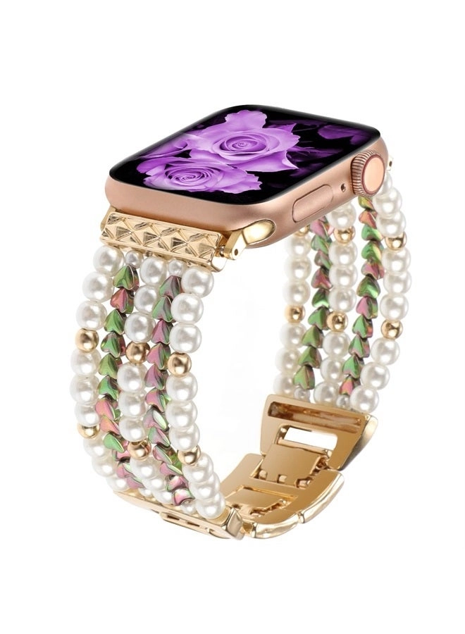 Pearl Beaded Band - 38mm 40mm 41mm