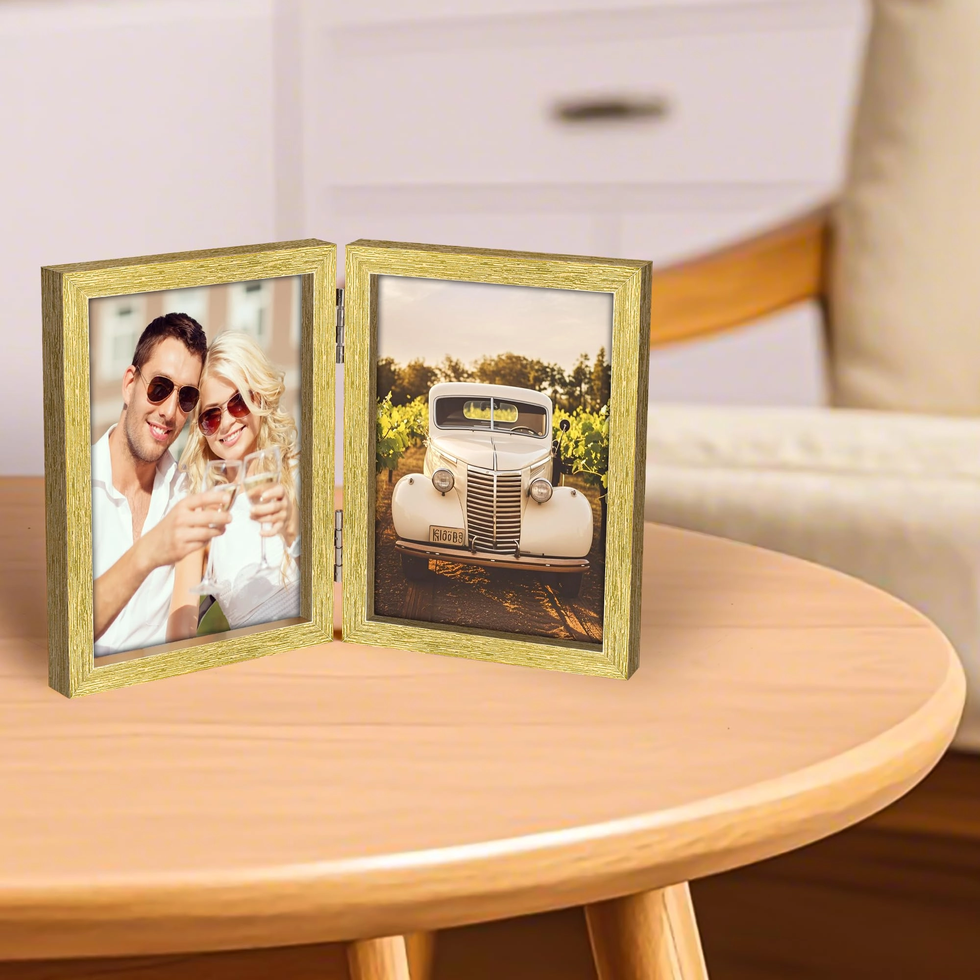 Double Picture Frame - 3.5x5 in 2 picture frames