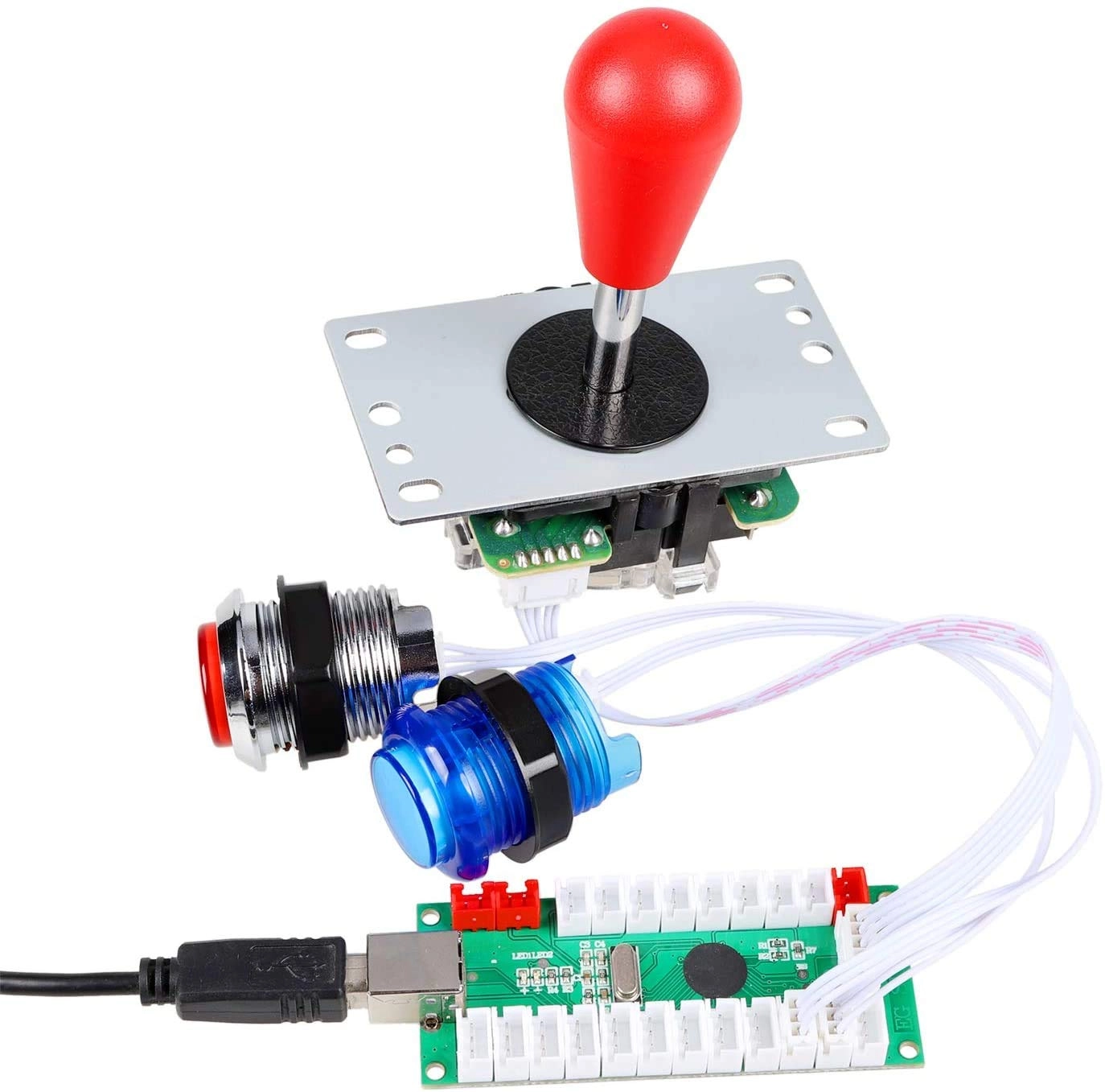 Joystick Handles + Arcade Buttons - USB PC, Windows