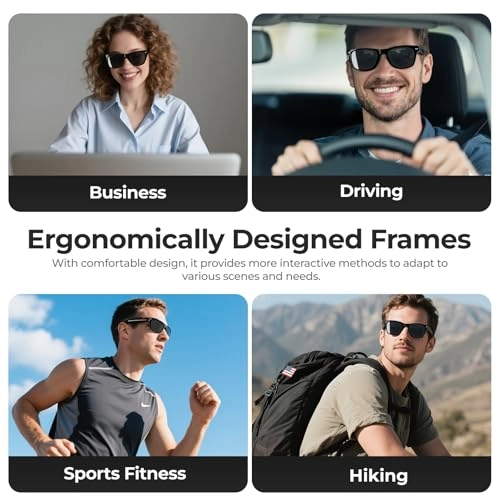 AI Smart Glasses - AI Translation 110+ Languages Bluetooth