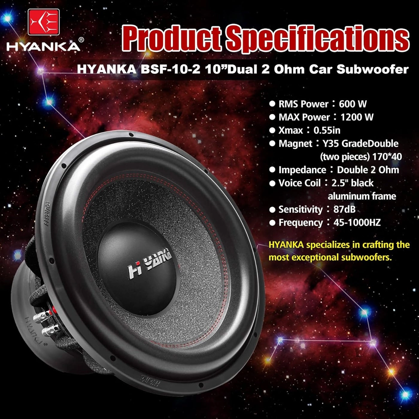 BSF-10-2 - 1200W 10-inch