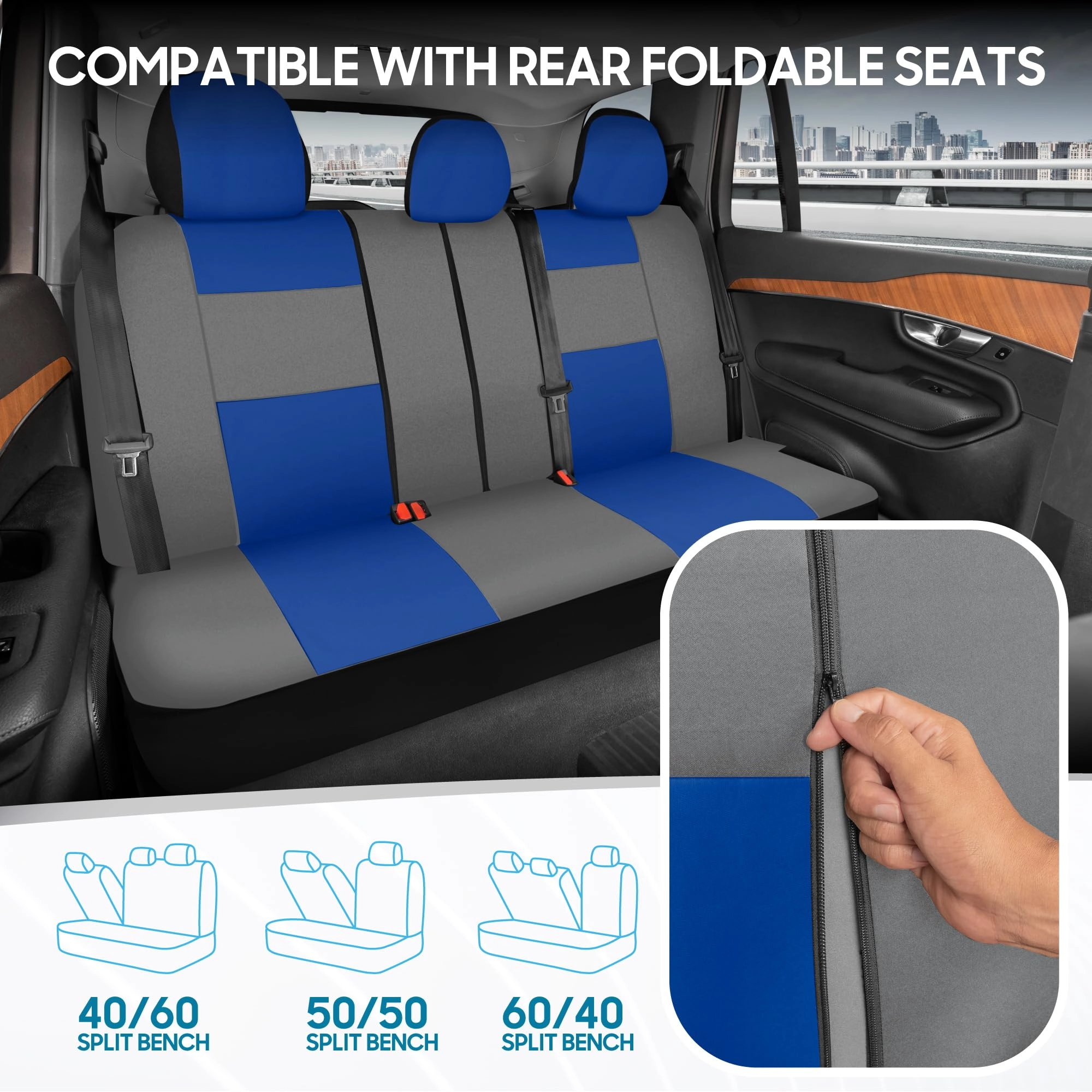 PolyPro Car Seat Covers - Solid Beige Universal Fit