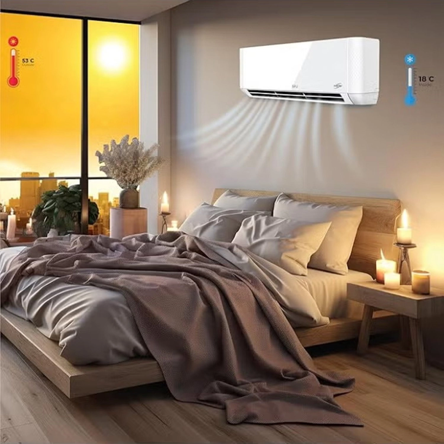 WTW18KC - 1.5 Ton 18,000 BTU Inverter