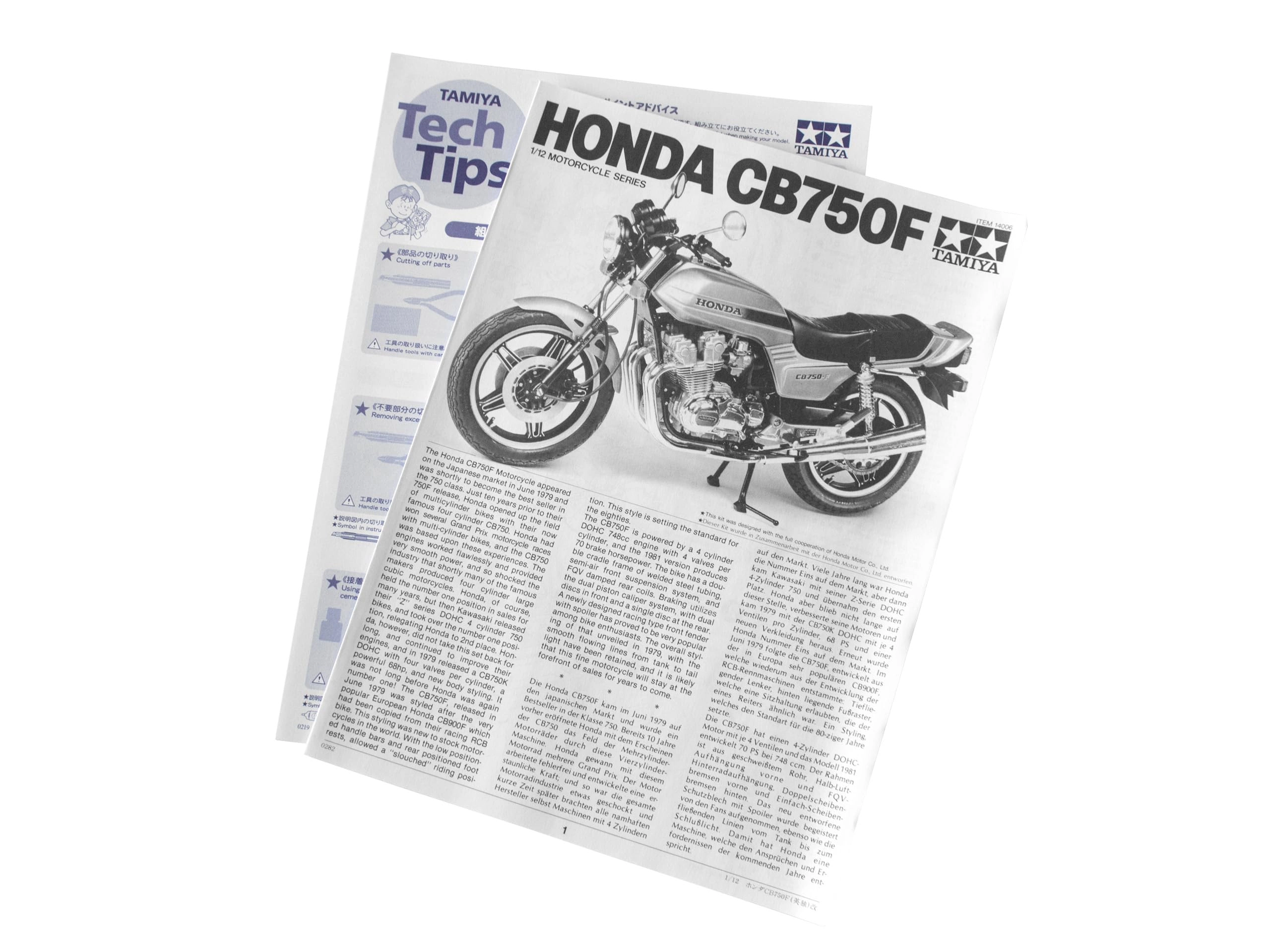 Honda CB750F Model Kit - 1:12