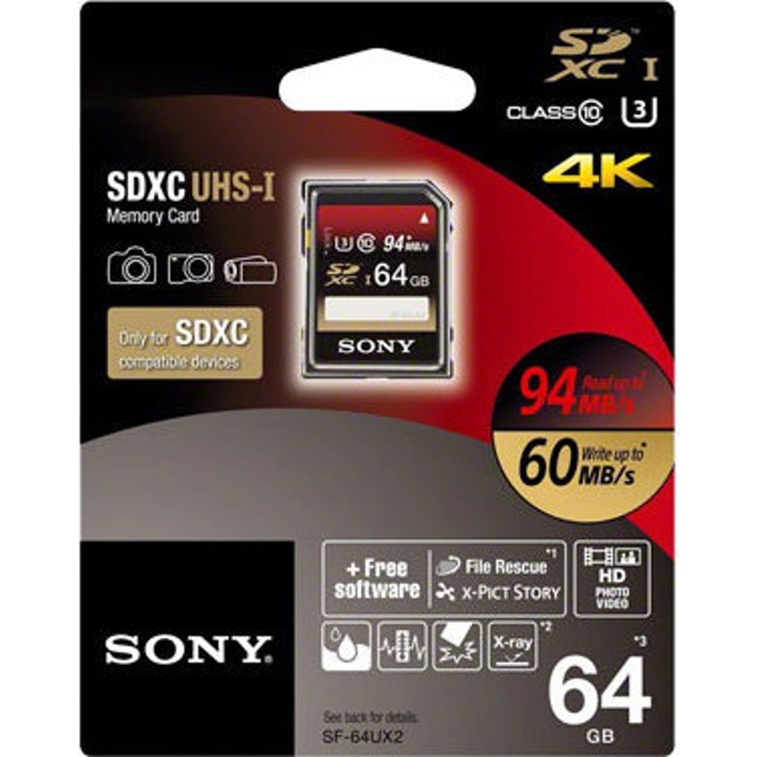 SDXC UHS-I U3 64GB