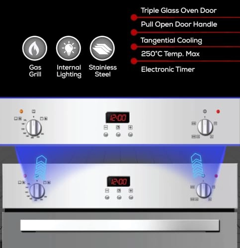 BO243JGL 60cm Convection Oven - Gas