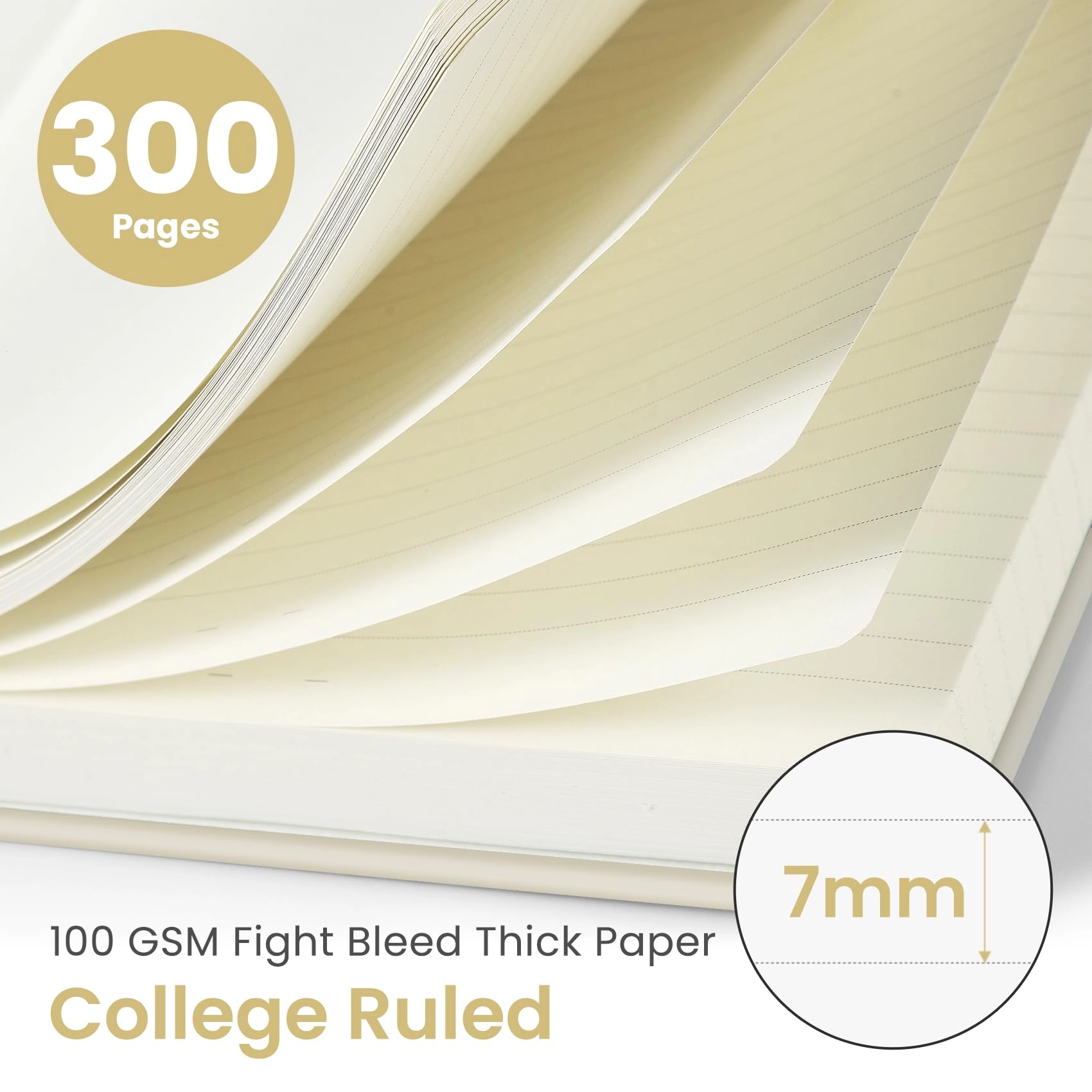 Spiral Notebook B5 Spiral - Lined 300 Pages