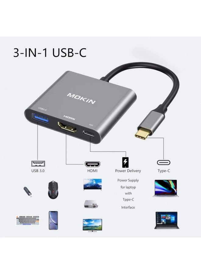 USB-C Multiport Hub - 4K HDMI 60W PD 5Gbps