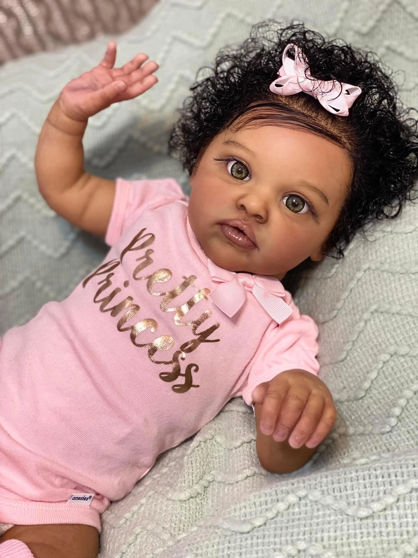 Reborn Baby Doll - 20 Inch Vinyl Silicone African American Ages 3+