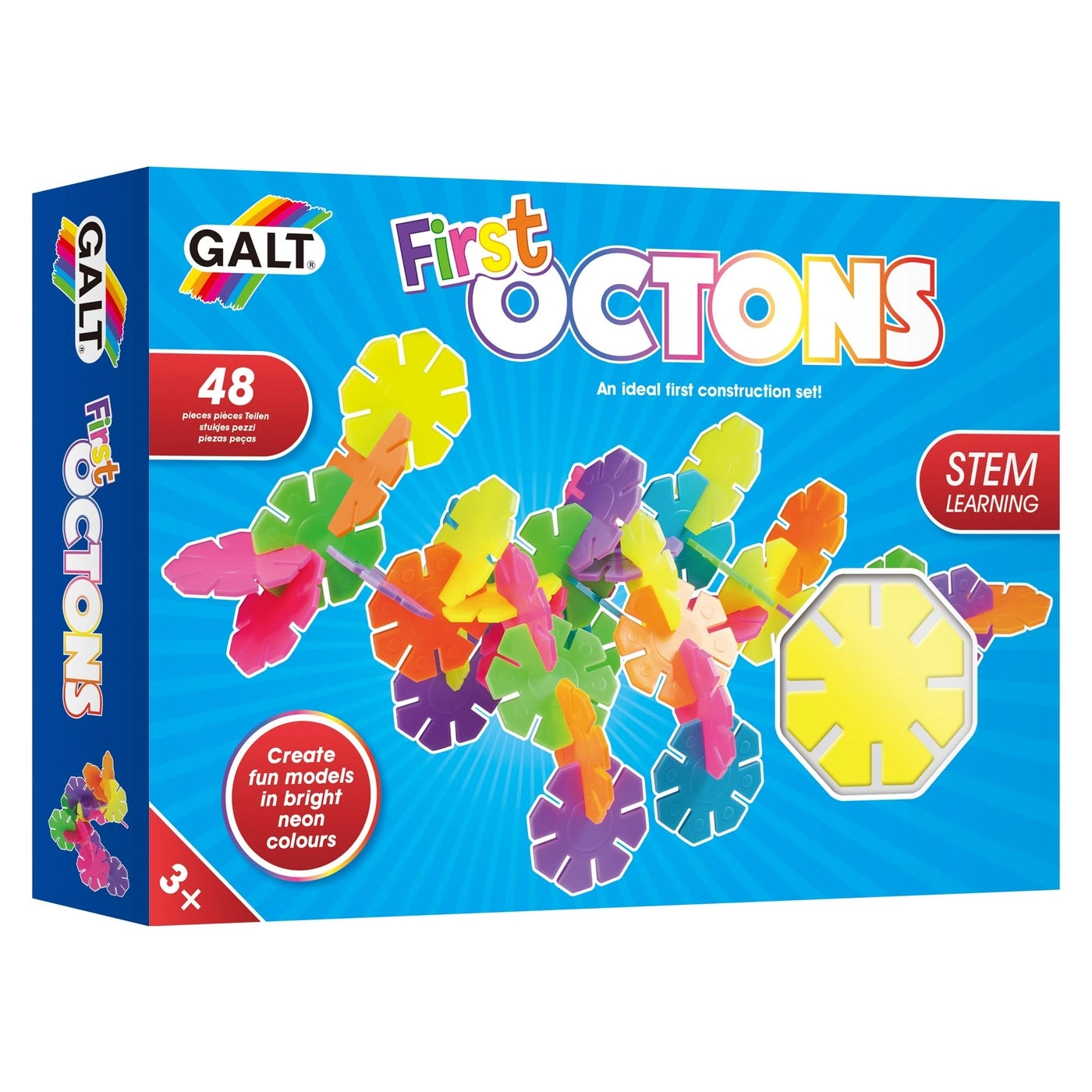 GALT First Octons - Construction Toy Ages 3 Years Plus