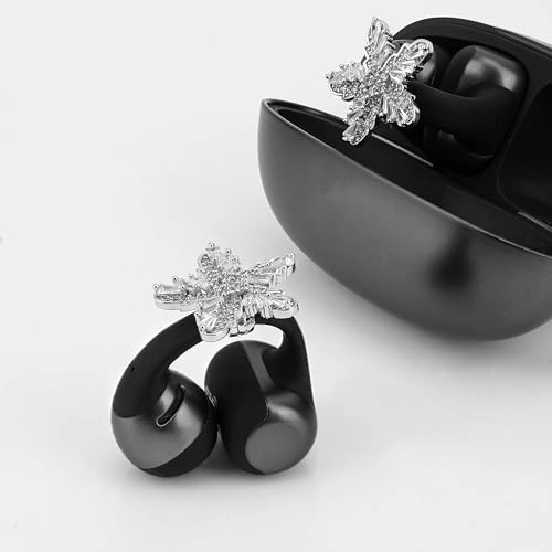 Snowflake Charm for Open-Ear Earbuds - Clip-On Detachable