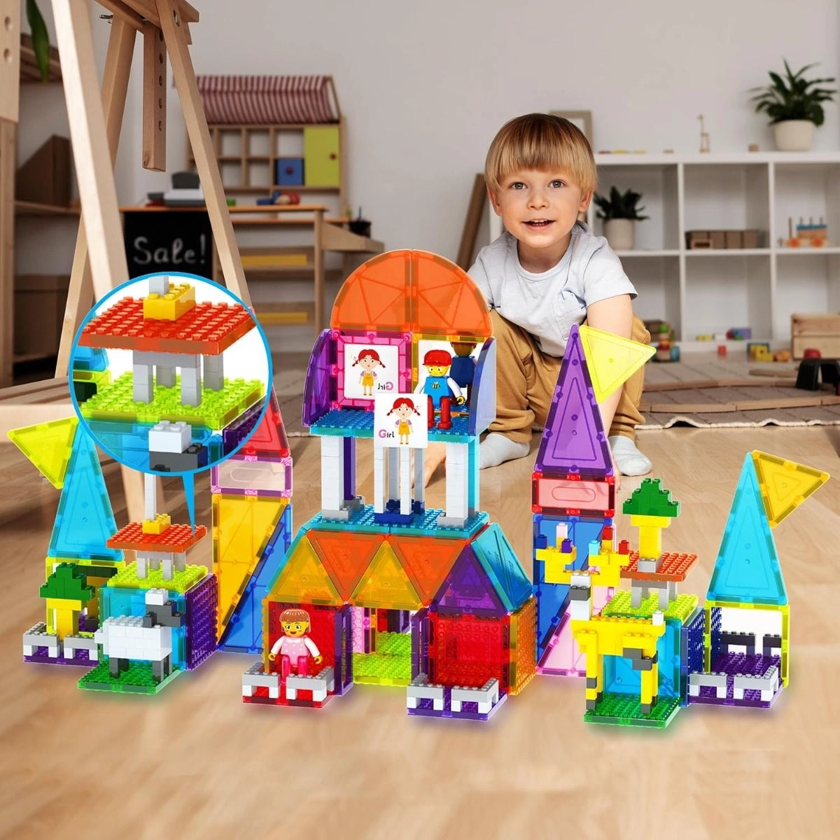 Magnetic Blocks - 12 pcs