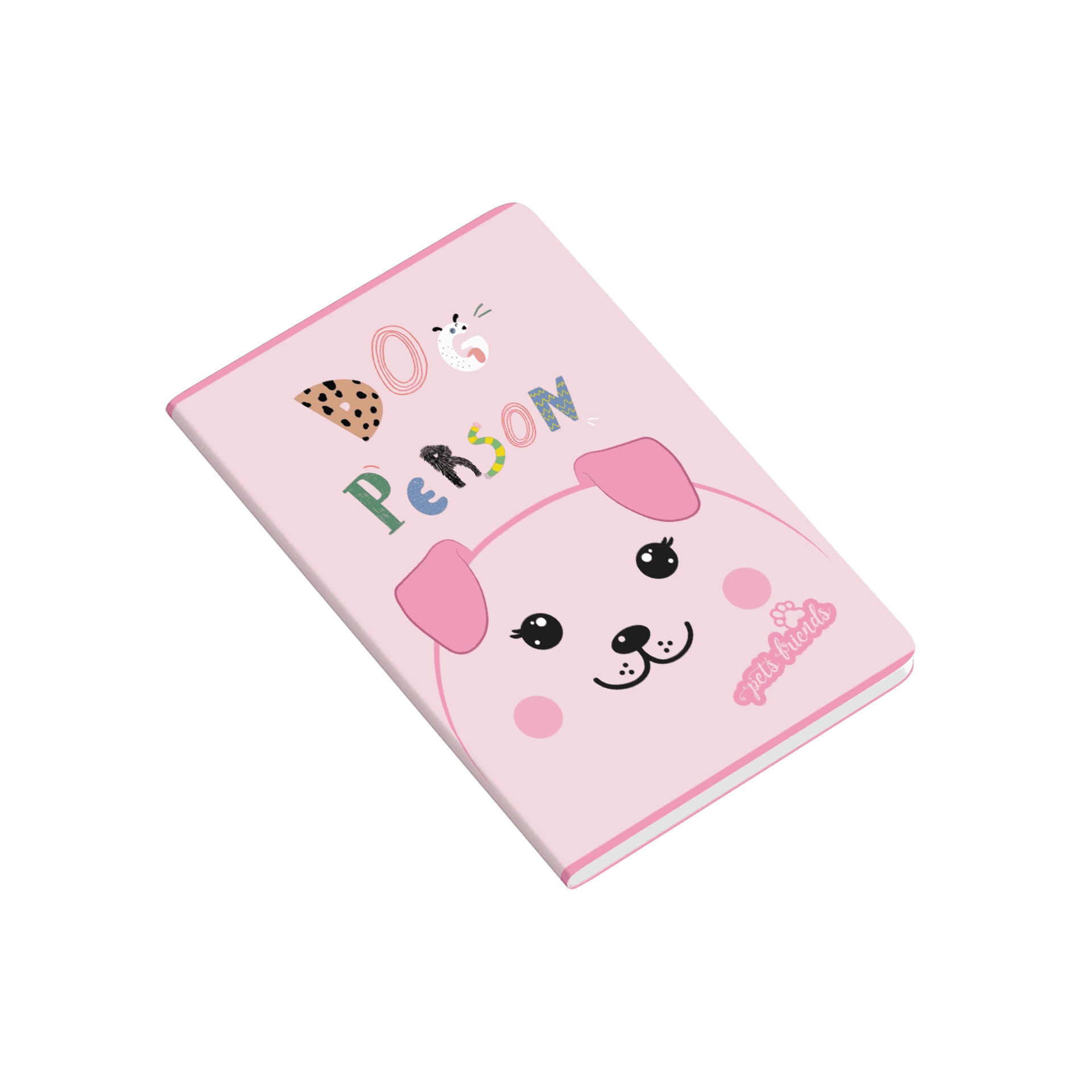 Ámbar Pets Girls Notebook A5 Softcover - 80 Sheets