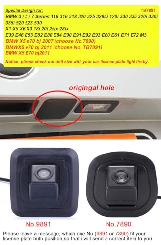 CCD car rear view camera - Night Vision Wireless 1280 x 720 pixels