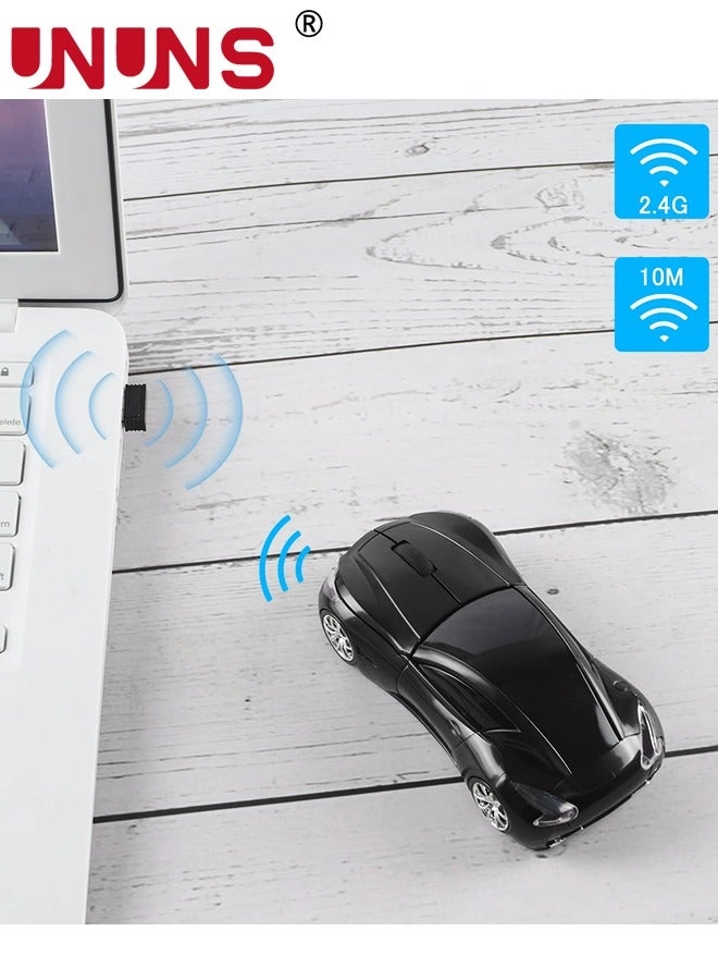 Cute Cartoon Pattern Slim Mouse - Wireless