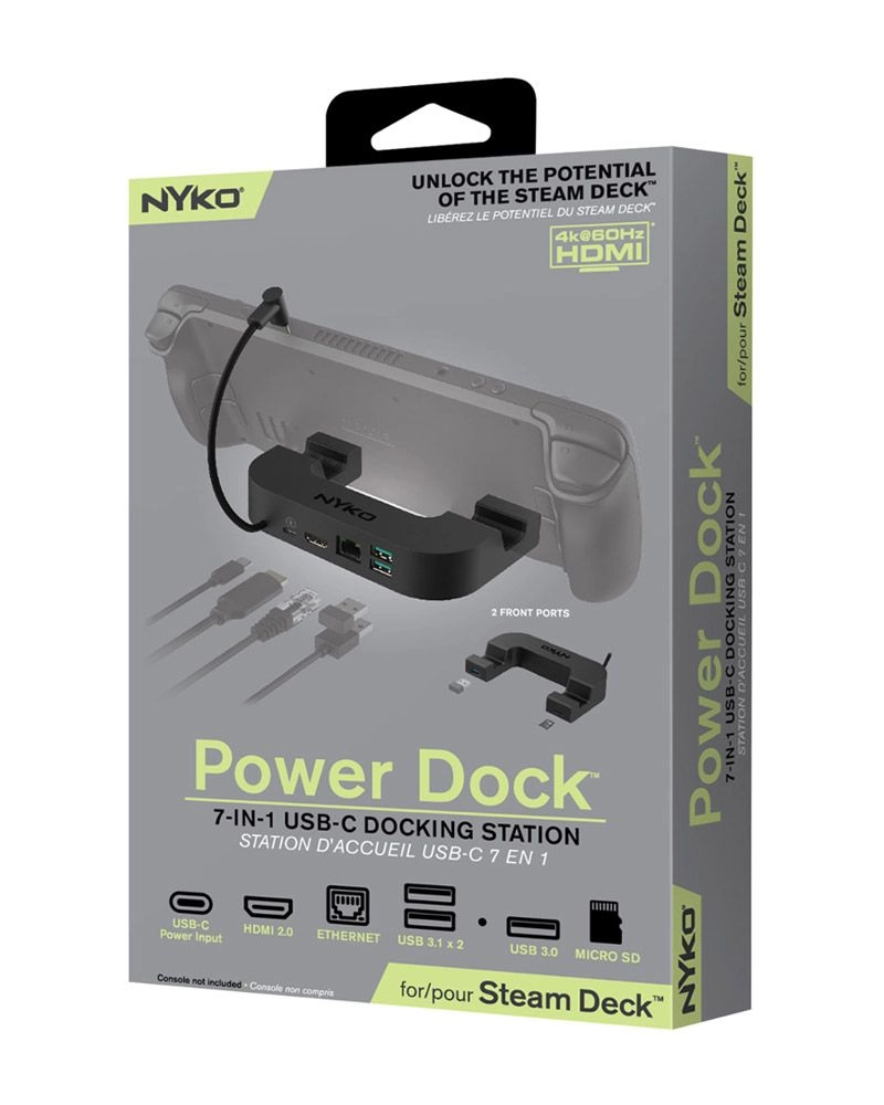 Nyko Steam Deck Power Dock - 7-in-1 USB-C 4K60Hz HDMI