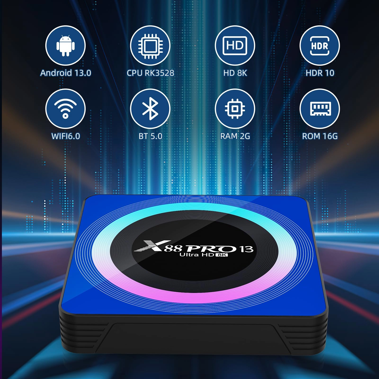 X88PRO - 8K 16GB Android 13.0