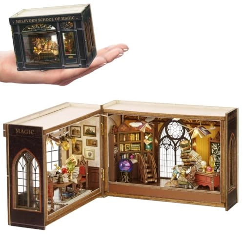 Miniature Wooden Dollhouse Furniture Kit - Creative Room 1:24