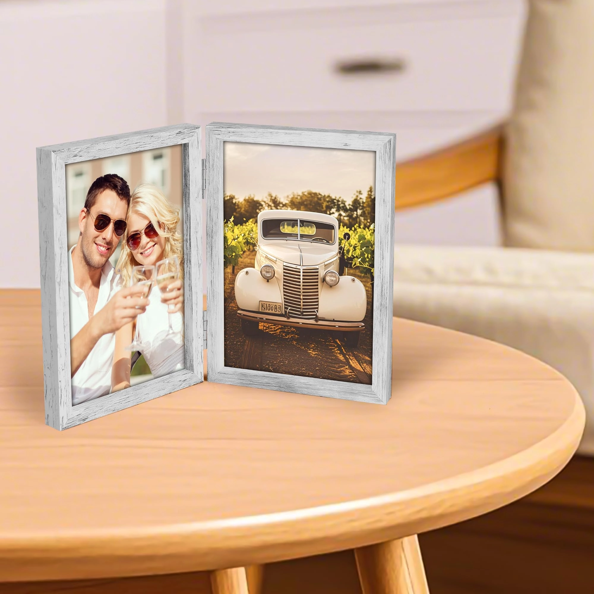Double Picture Frame - 4x6 in two