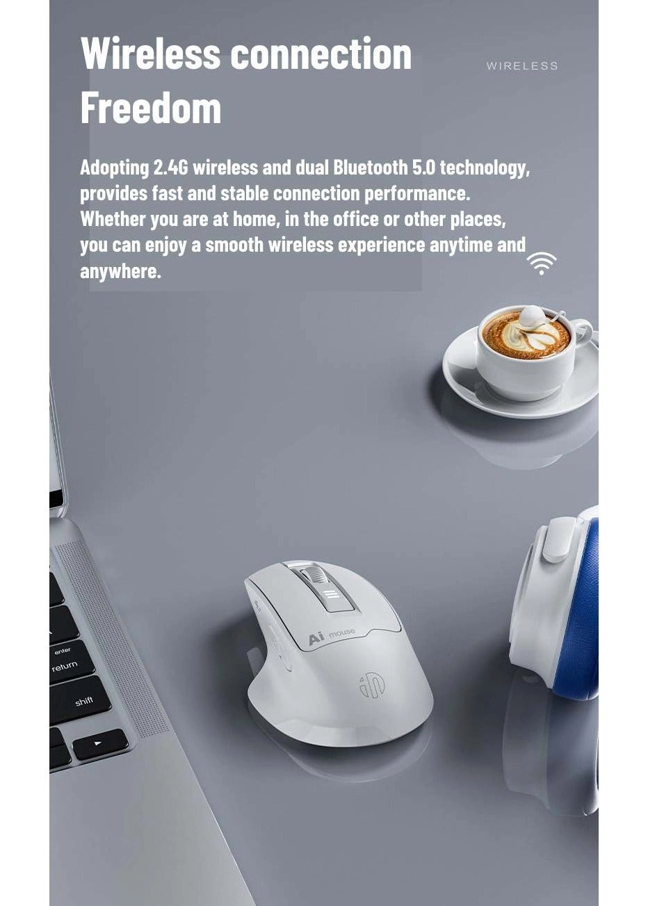 S6 Smart Voice Mouse - Wireless