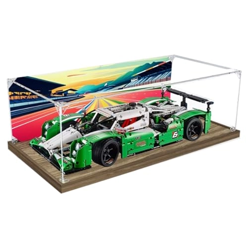 Acrylic Display Box for LEGO 42039 - Wooden Base 3mm