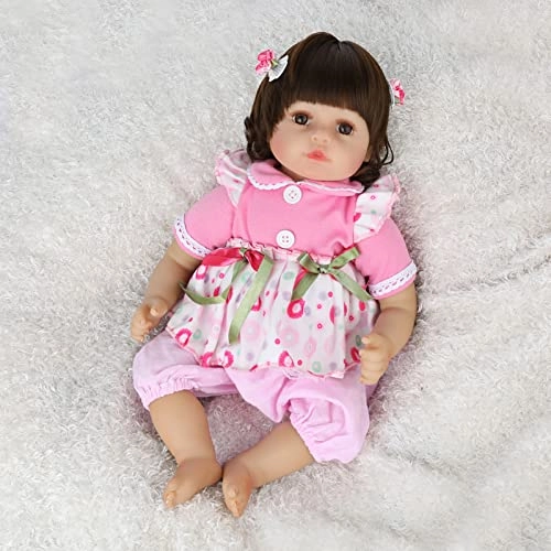 Reborn Baby Doll - 18 Inch 45cm Soft Vinyl Girl