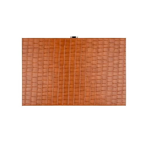 Backgammon Set - Medium Chestnut Vegan Leather