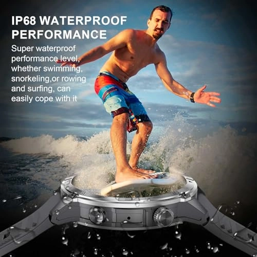 Amoled Military Smart Watch GPS