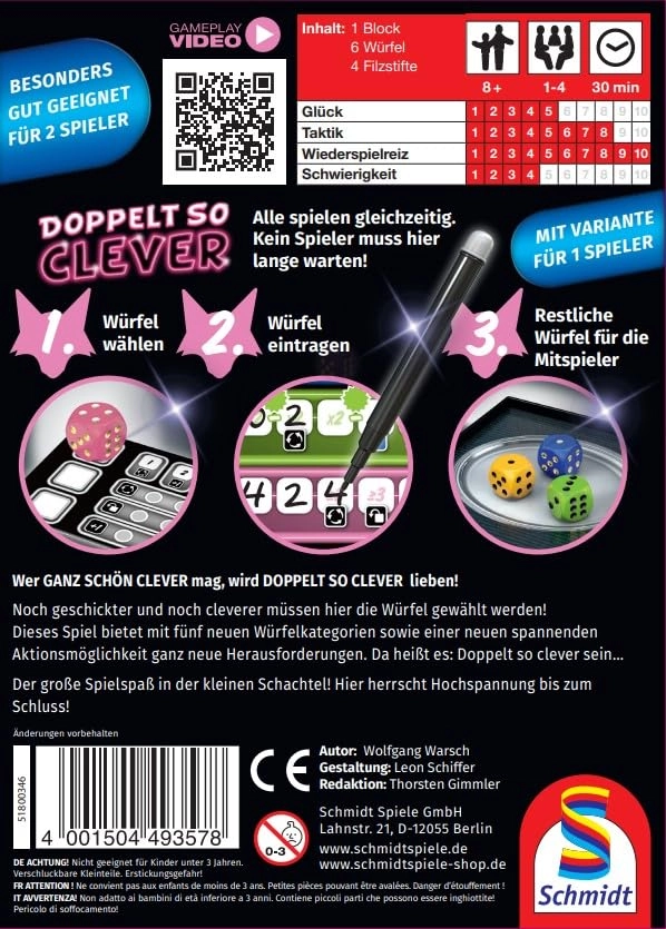 Doppelt so clever - 10 years and up