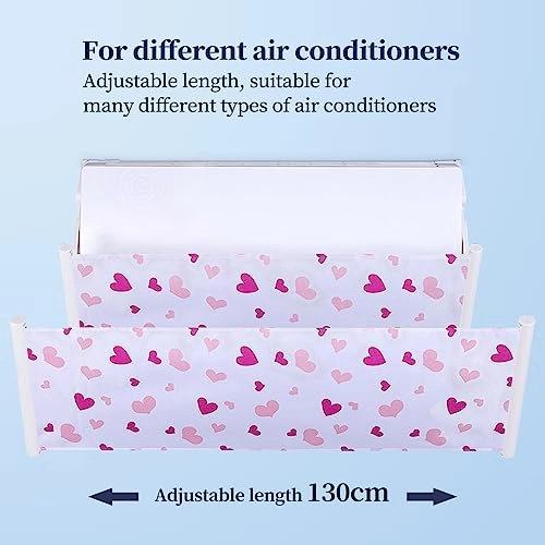 Air Conditioner Deflector - Adjustable Retractable Punch-free