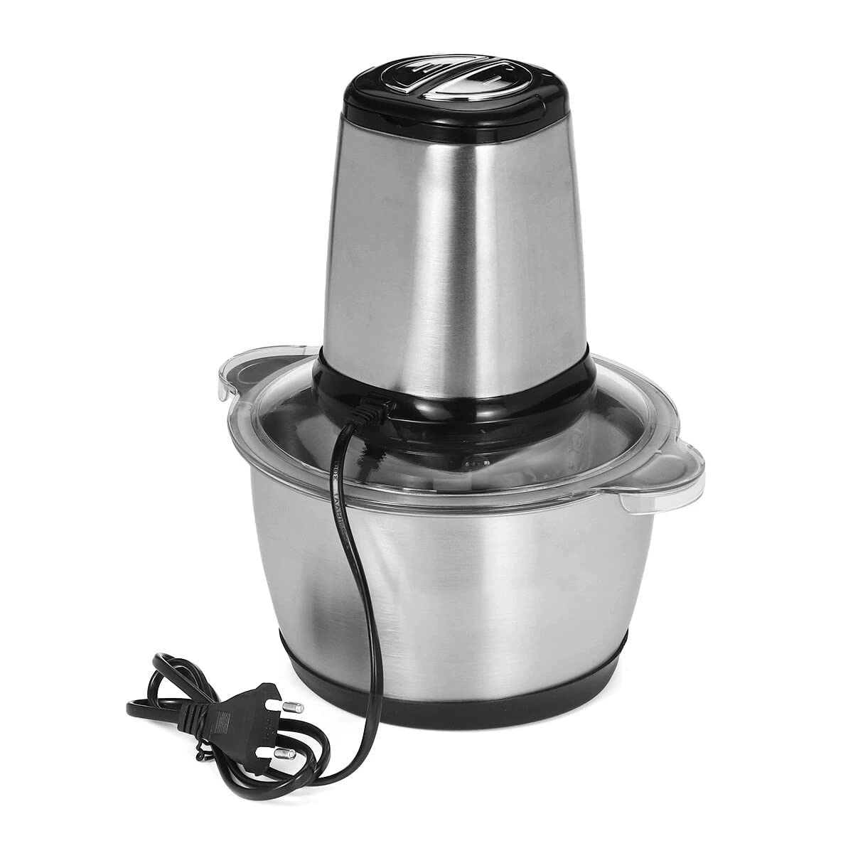 Electric Meat Grinder - Stainless Steel and Glass 3L
