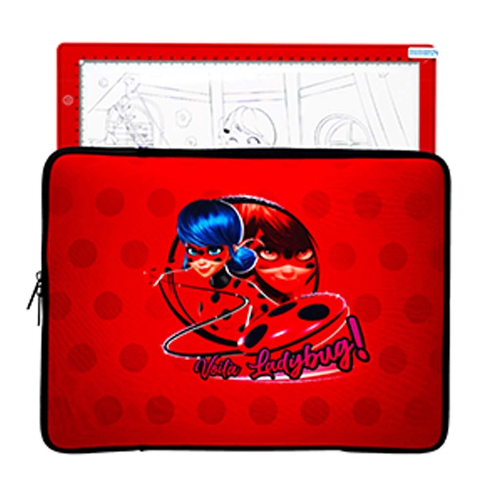 Ladybug LED Lightpad - A4 3 Levels + Neoprene Case - Pink