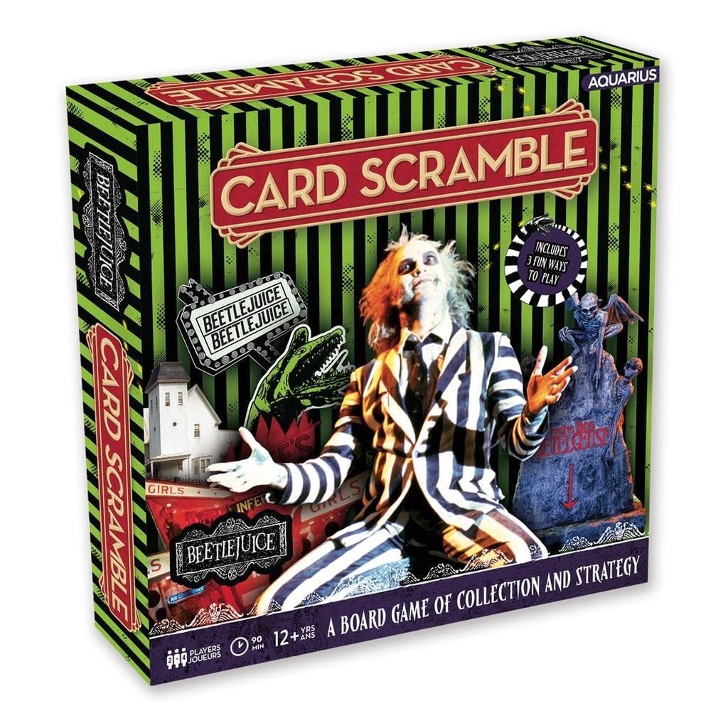 Aquarius Beetlejuice Card Scramble