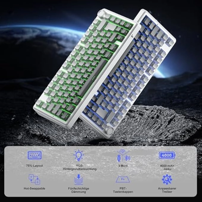 Mechanical Keyboard - DE Wired/Wireless