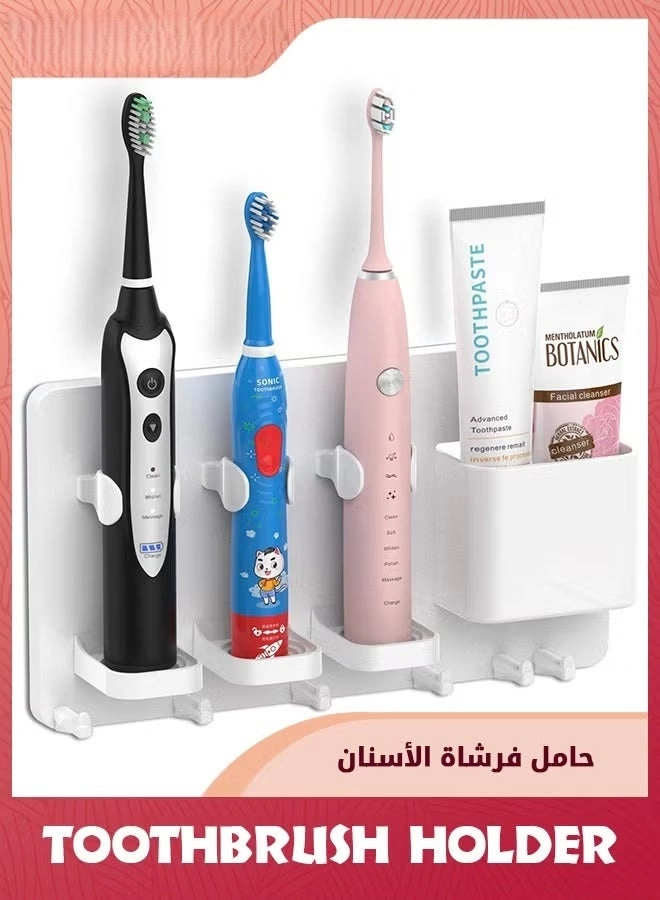 Toothbrush Holder - Wall Mounted 3 slots