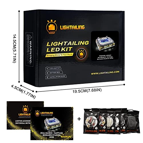 LED Lighting Kit for LEGO Real-Madrid Santiago Bernéu Stadium 10299