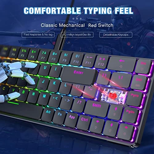 Wireless RGB Mechanical Keyboard - Wired/Wireless