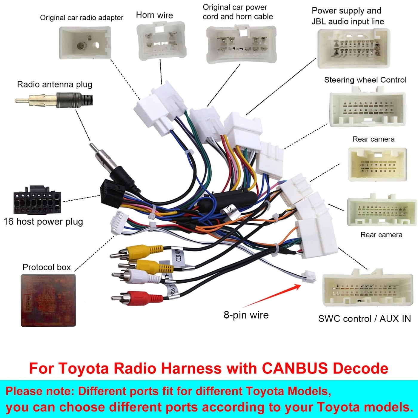 JB L Adapter Harness - JB L Amplifier System